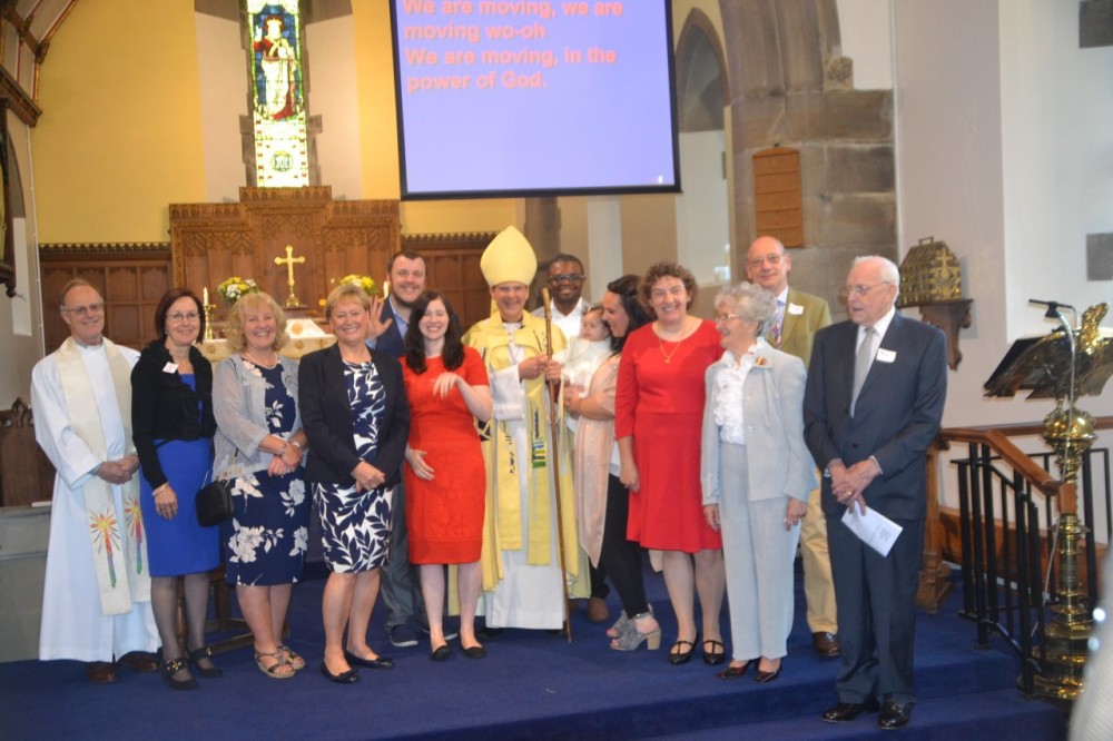 Candidates recently confirmed at St Saviours with Bishop Toby